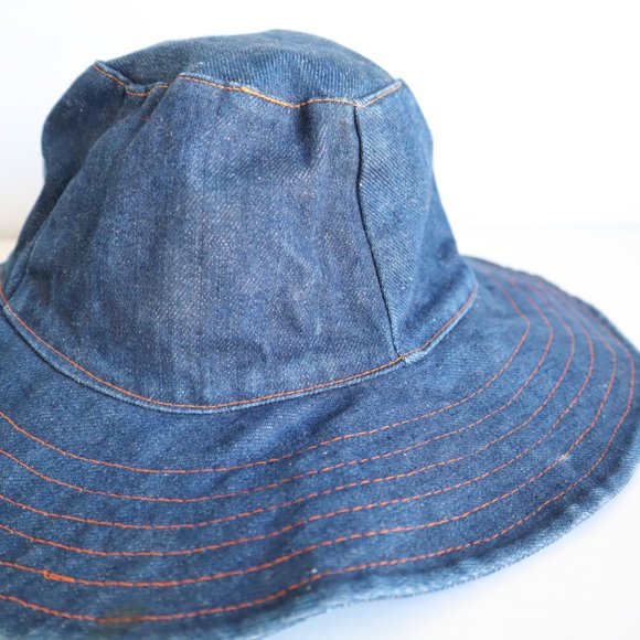 Vintage 70s Bobbie Brooks Denim Bucket Hat - Picture 7 of 10